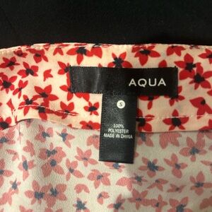 Aqua Sleeveless Floral Mini